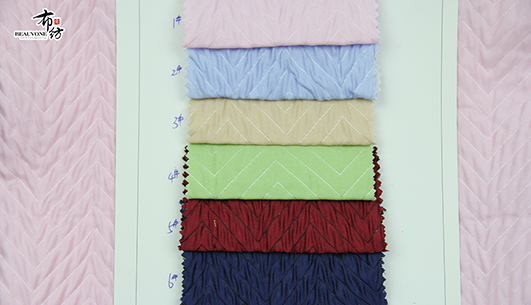 波浪提花面料F05623