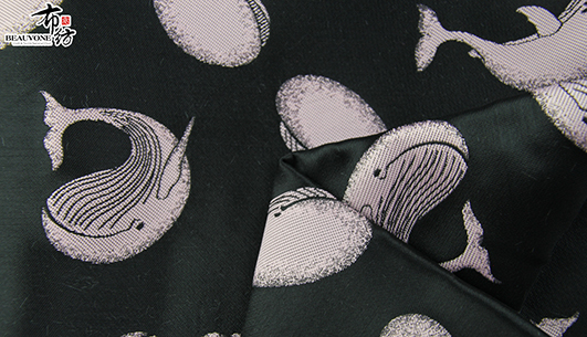 海豚提花面料F05700