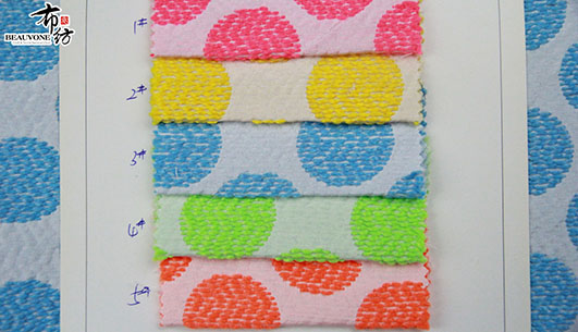 圆圈提花面料F05781