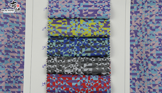 几何提花面料F05636