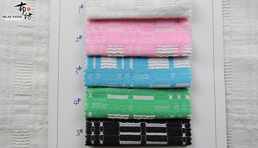 格子提花面料F05638