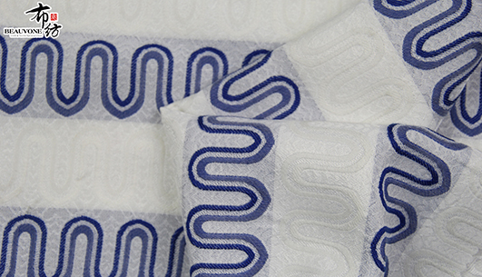 波浪提花面料F05646