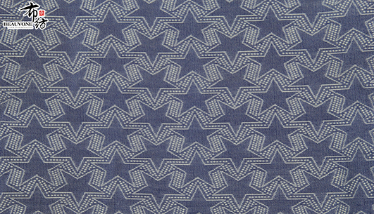 五角星提花面料F05651