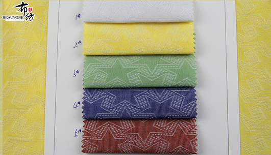 五角星提花面料F05651