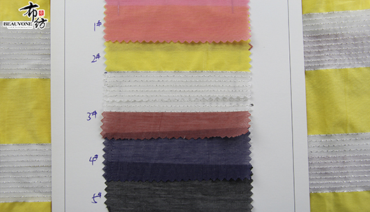 条子提花面料F05657