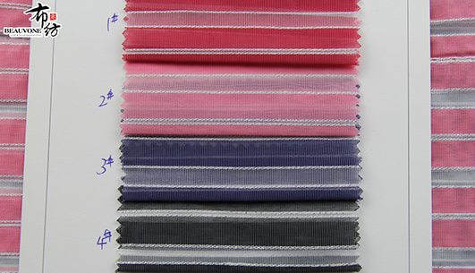 条子提花面料F05658