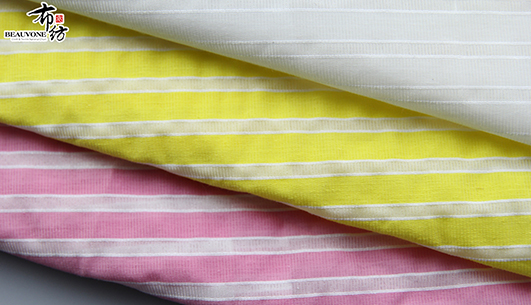 条子提花面料F05659