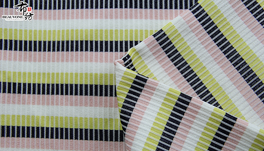 条纹提花面料F05666