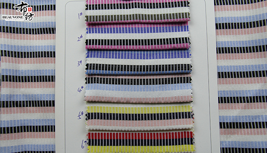 条纹提花面料F05666