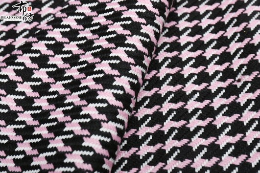千鸟格提花面料F05403