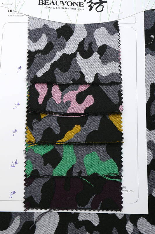 迷彩提花面料F05407