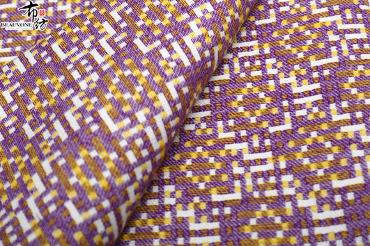几何提花面料F05416
