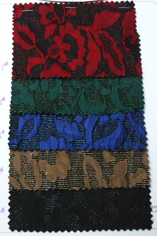 彩金大提花面料F05423