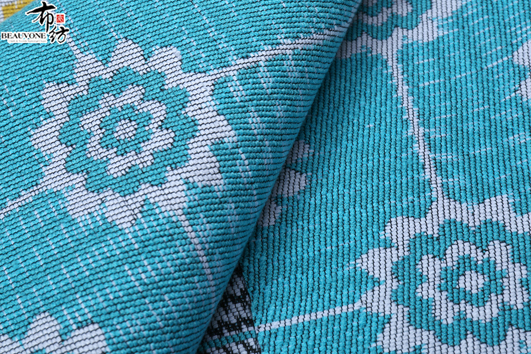 腈纶大提花面料F05427