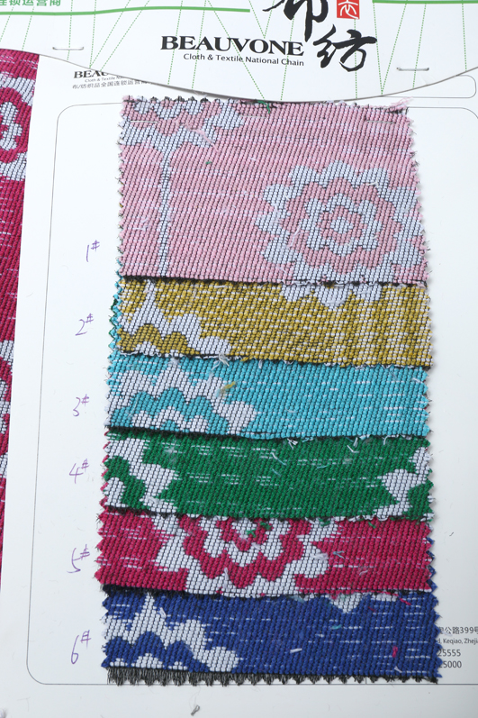 腈纶大提花面料F05427