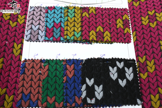 腈纶提花面料F05431