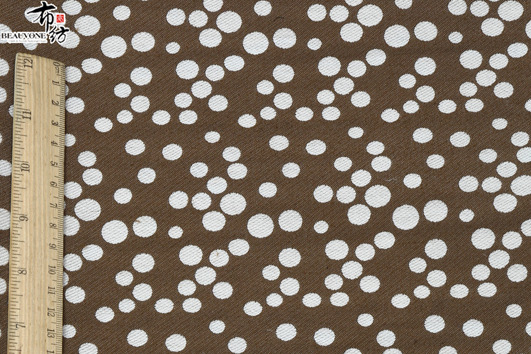 圆点提花面料F05436