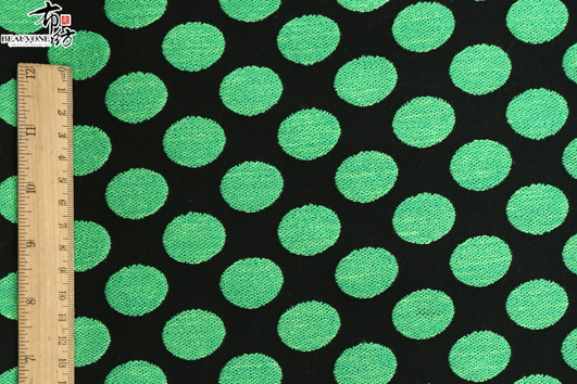 圆点提花面料F05438