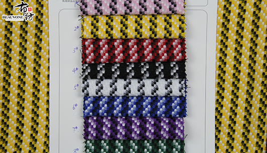 格子提花面料F05447