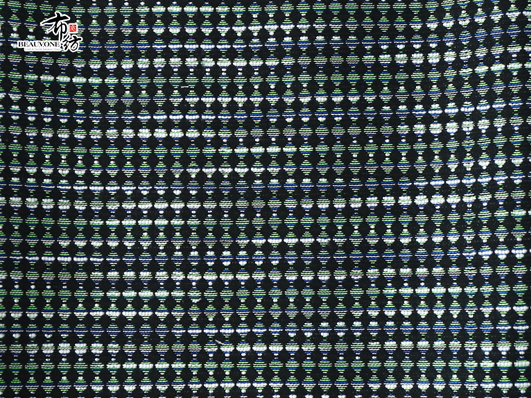 菱形格提花面料F05462