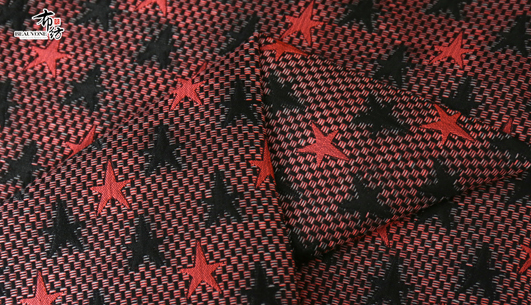 星星提花面料F05469