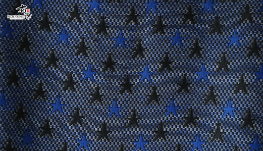 星星提花面料F05469