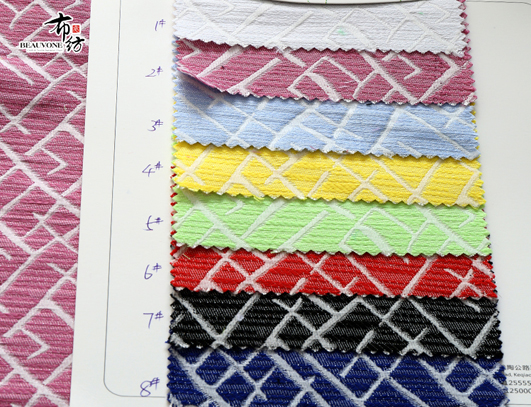 几何提花面料F05472