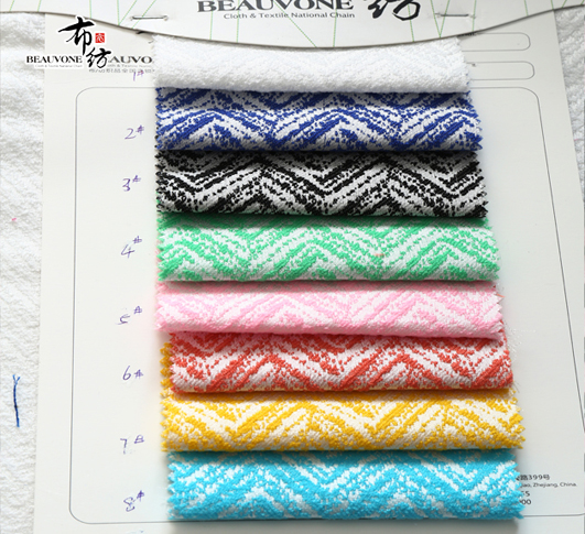 腈纶提花面料F05473