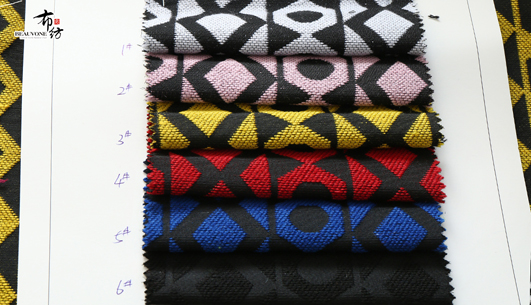 几何提花面料F05479