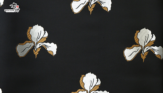 缎面提花面料F05489
