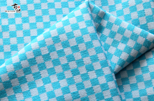 格子提花面料F05490