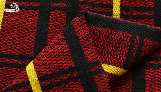 格子提花面料F05496