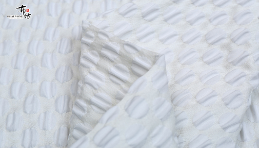 圆点提花面料F05497