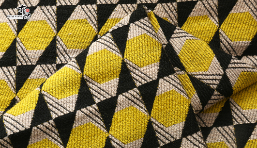 几何提花面料F05498