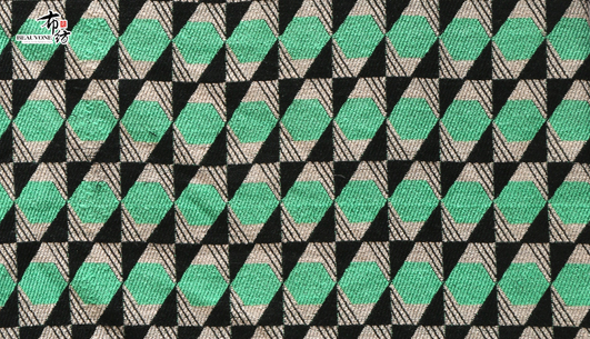 几何提花面料F05498