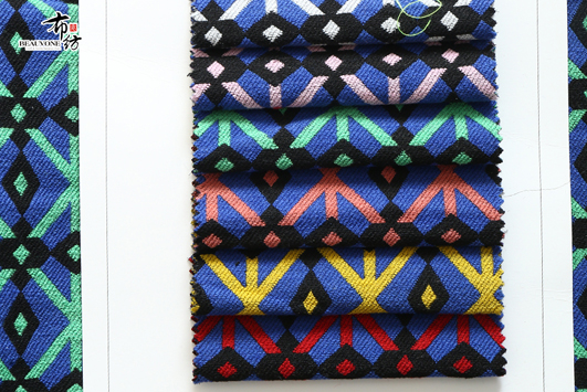 几何提花面料F05499