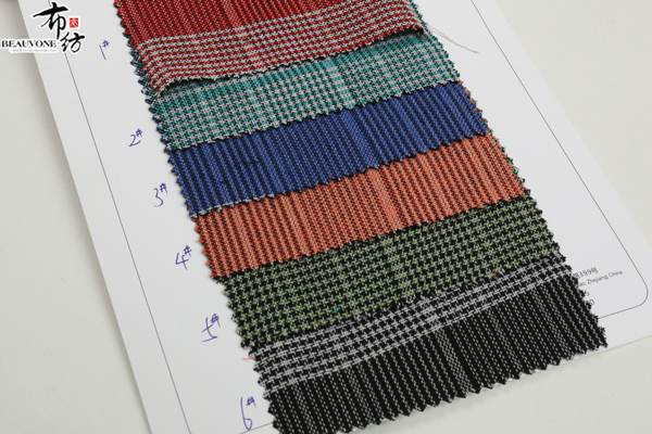 色织格子提花面料F05200