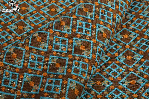 几何提花面料F05225