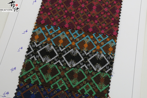 几何提花面料F05225