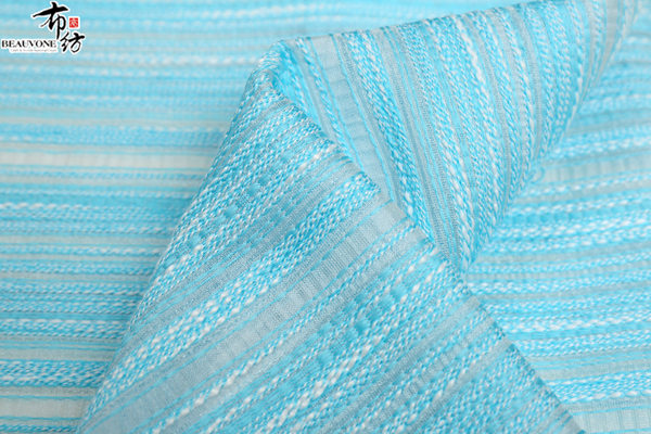 横条提花面料F05238