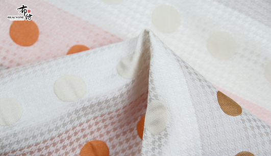 圆点提花面料F05616