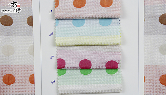 圆点提花面料F05616