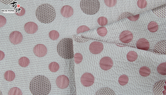 圆点提花面料F05690