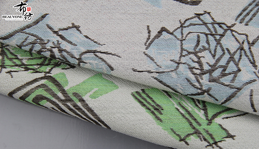 玫瑰花提花面料F05728