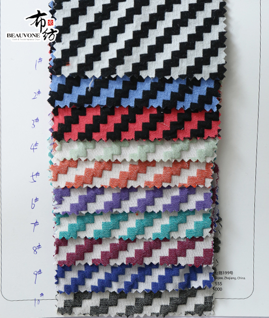 波浪提花面料F05103