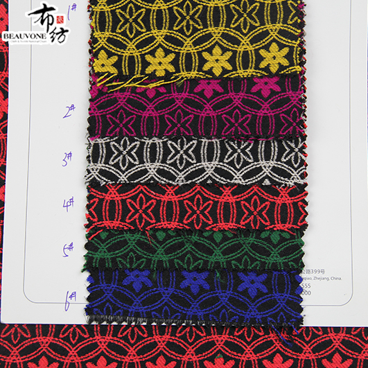 腈纶提花面料F05316