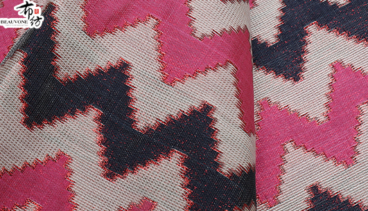 波浪纹提花面料F05322