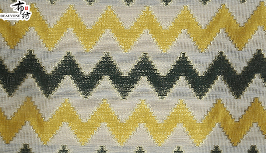 波浪纹提花面料F05322