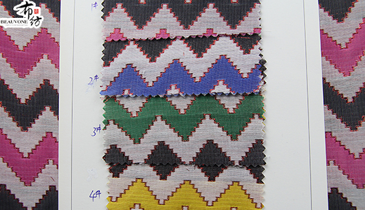 波浪纹提花面料F05322