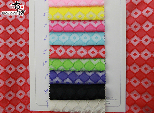 格子提花面料F05800